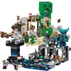 My World The Creeper Mine Deep Dark Battle Building Blocks Bricks Toy 1
