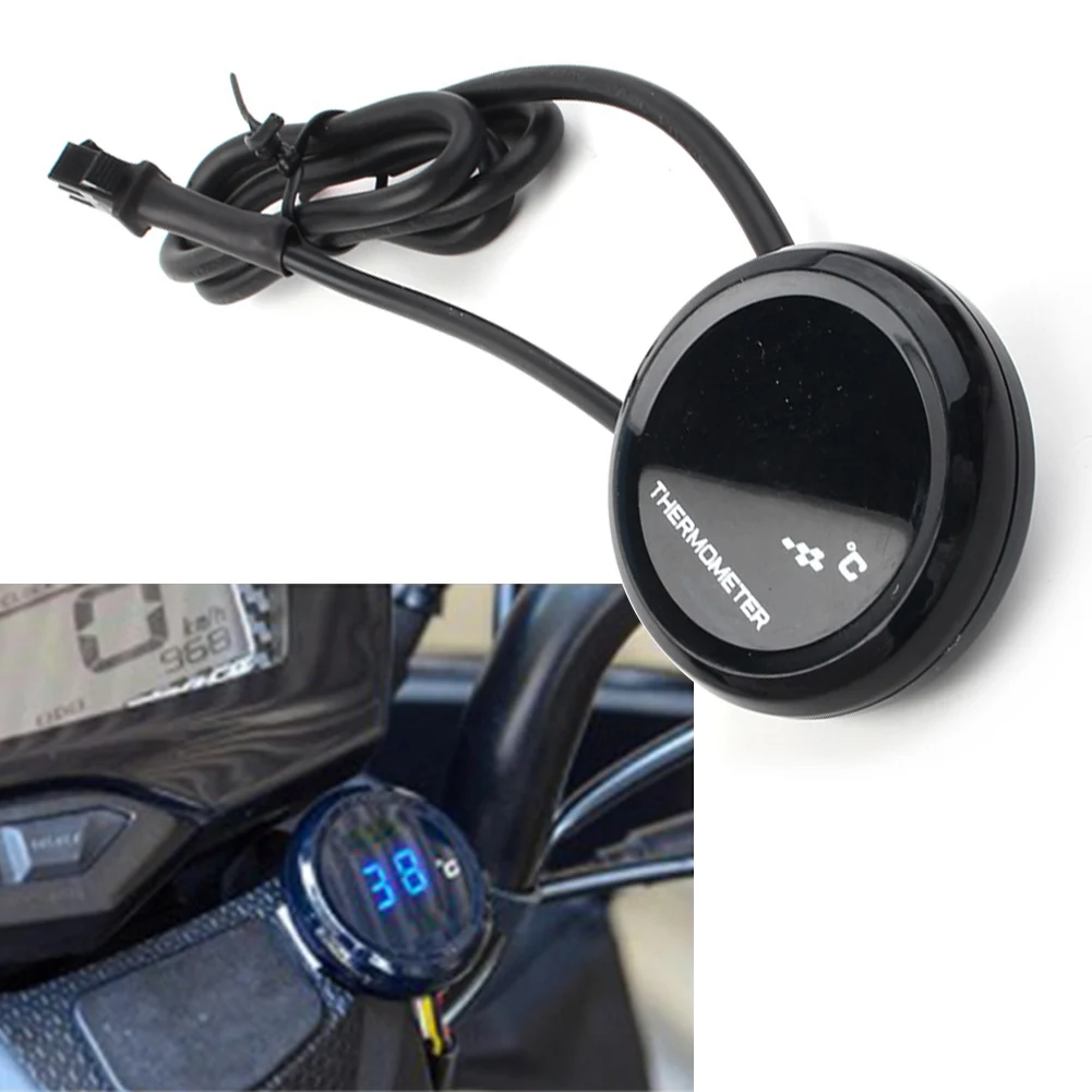 

LCD Digital Thermometer Water Temperature Sensor Gauge Display Universal for Motorcycle Accessories