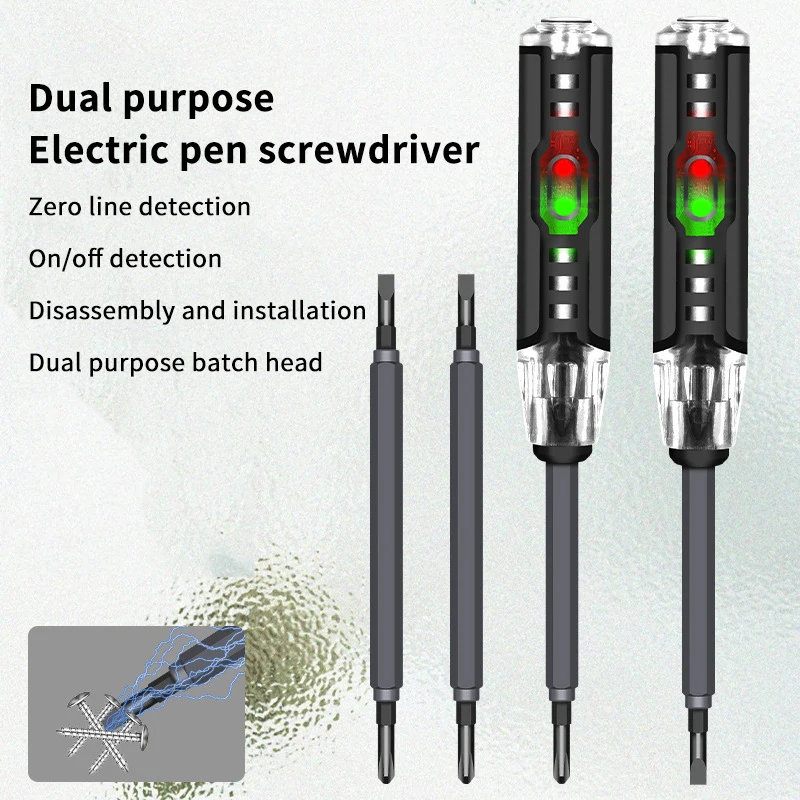 1-3 ensemble ANENG B05 Kit de tournevis mot/tournevis croisés stylo d'indication compteur crayon électrique électricien testeur stylo outils