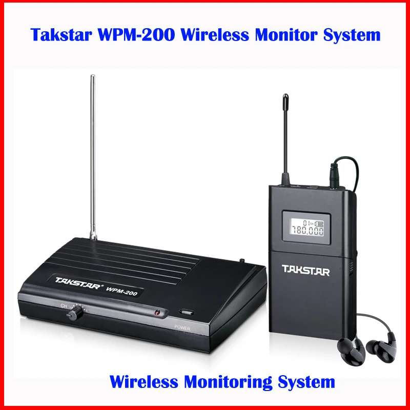 Takstar Wpm200 Wireless Monitor System Stereo Inear Wireless