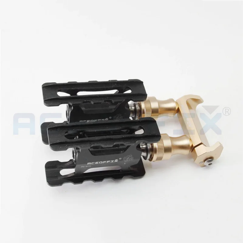 ブロンプトン用aceoffixバイクサドルペダルマウント、クイックリリース