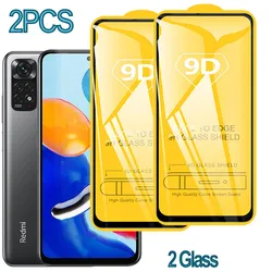 Premium Tempered Glass Screen Protector for Redmi and Xiaomi Smartphones (2 tempered glass)