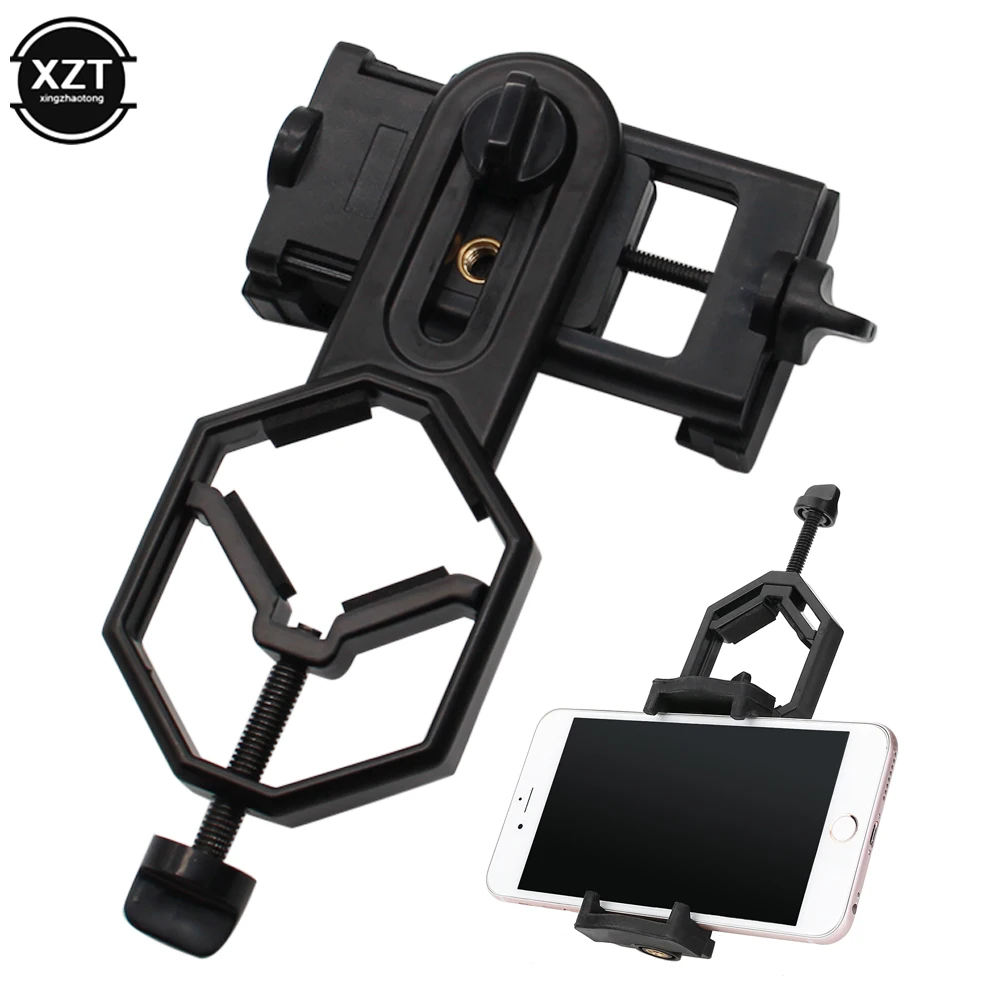 Universal Cell Phone Adapter Clip Mount Binocular Monocular Spotting Scope Telescope Phone Holder Support Eyepiece - 3