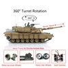 Heng Long 1/16 7.0 Abrams Radio Controlled Tank 3918 360° Turret Barrel Recoil Metal Tracks RC Panzer TH17801-SMT4 2