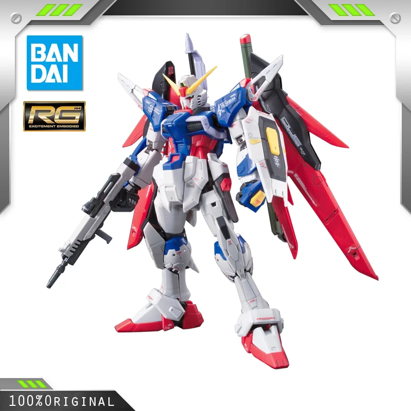 

BANDAI Anime RG 1/144 ZGMF-X42S Destiny GUNDAM New Mobile Report Wing Assembly Plastic Model Kit Action Toys Figures Gift