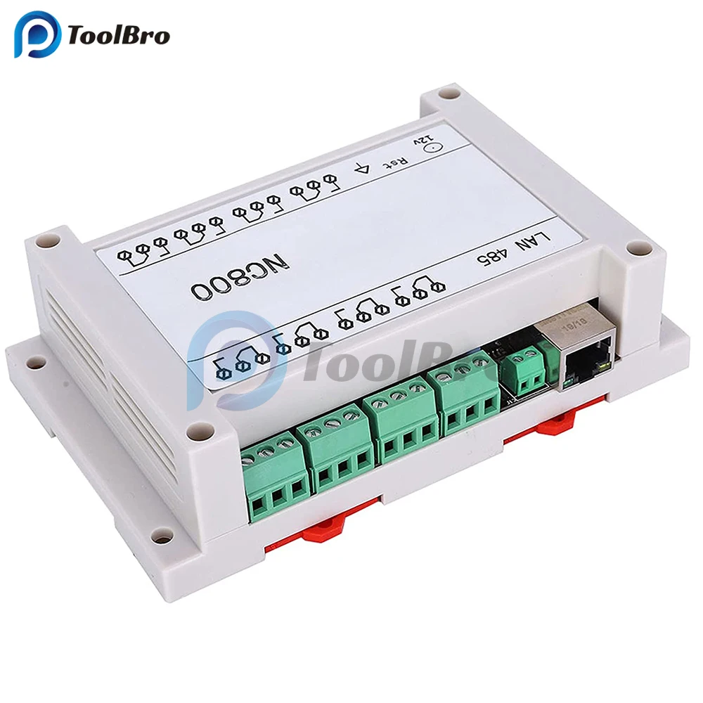 Ethernet RJ45 TCP/IP Relay Remote Control Controller Network Web Server 8 Channels Relay Module Board 250V/AC 10A with Case network relay module