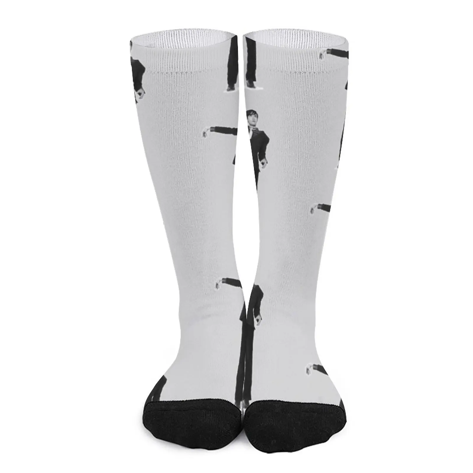 Jarvis Cocker Standing 80's Outline Artwork Clear Background Iconic Socks Women's socks socks men kids socks Womens socks boucheron quatre iconic 30