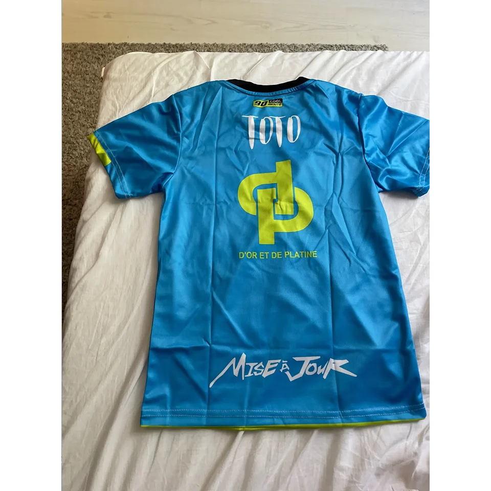 T-shirt JUL Football Unisexe - Maillot Respirant Pour Sport Et Streetwear - Noir, 3XL