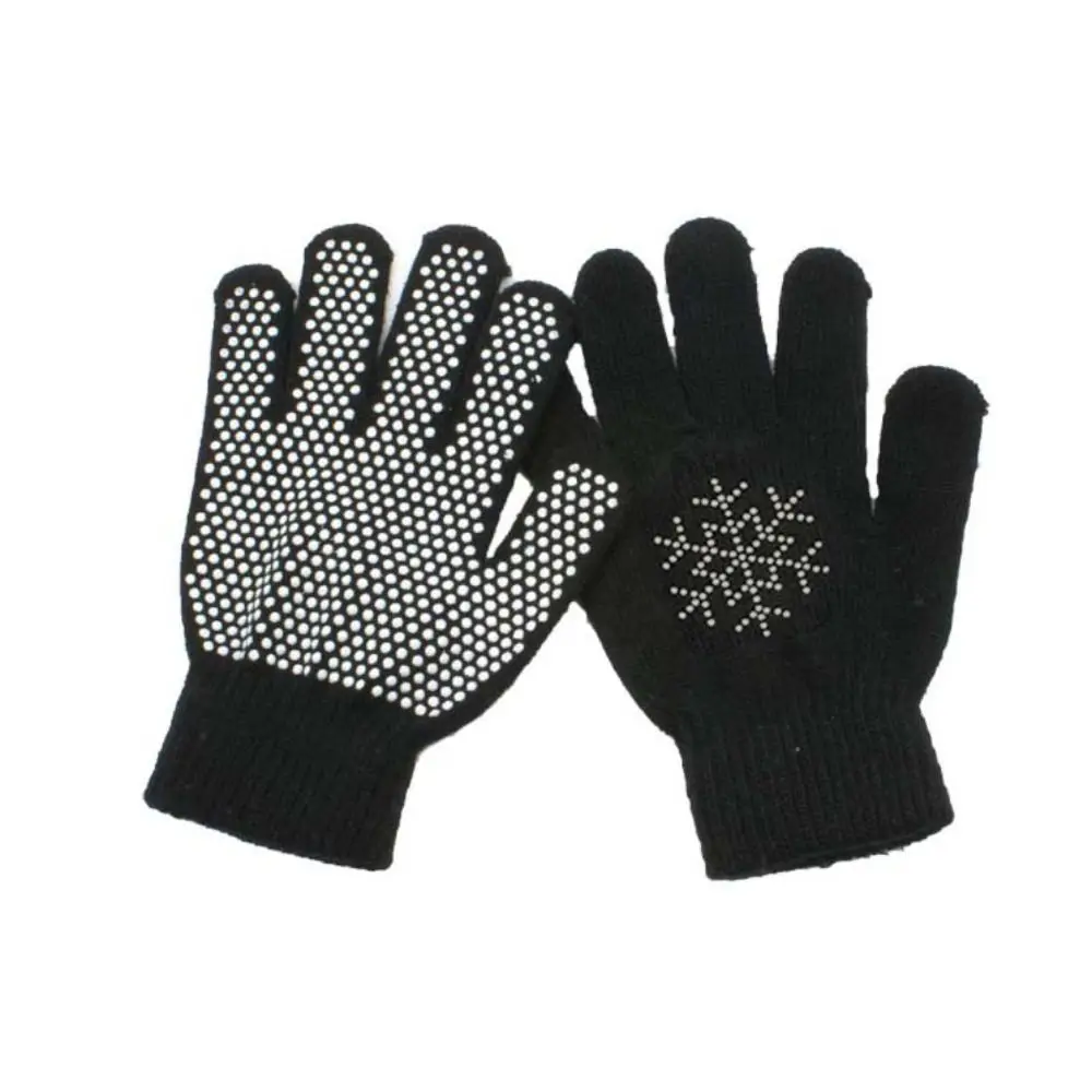 Non-Slip Skating Gloves Palm Protection With Gel Figure Skating Gloves Cotton Winter Warm Kids Skating Mittens Ice Sports 3