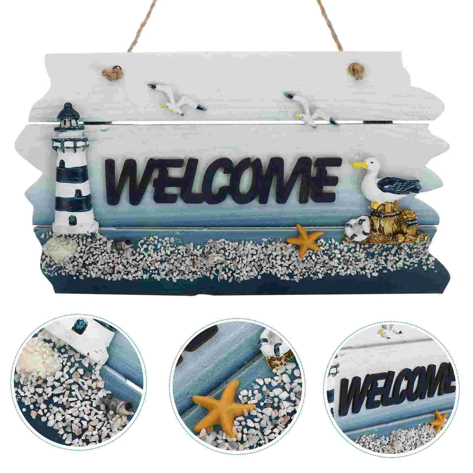 

Decorative Signs Porch Welcome Home Outdoor Front Wall Decoration Hanging Signage Decorate