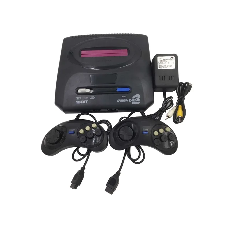 SEGA MD 2 비디오 게임 콘솔,  SEGA 게임 카트리지용, 클래식 게임용, 1,55 인 138 옵션, 1,196 인 1, 16 비트, 신제품