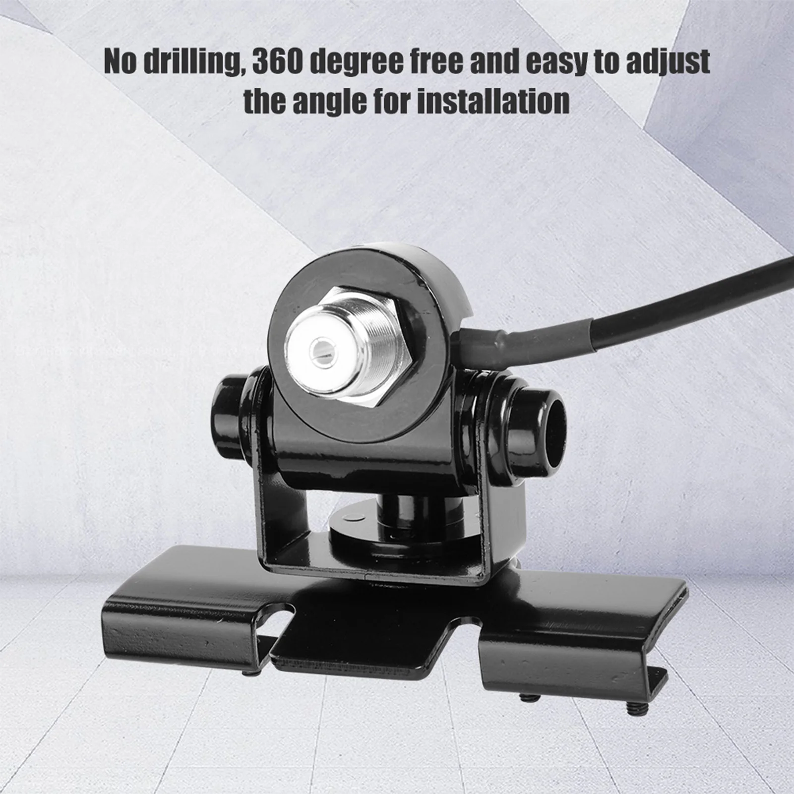 Car Antenna Mount Bracket Holder Sturdy Compact Car Mobile Radio Antenna Mount Base Firm for Car Trunk Lid for Hatchback