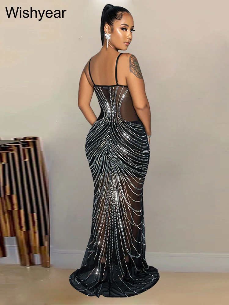 chinese dress ladies What Makes You Beautiful Teal Rhinestone Mesh Long Sleeve Maxi Dress –  Stella Rae's main image 0