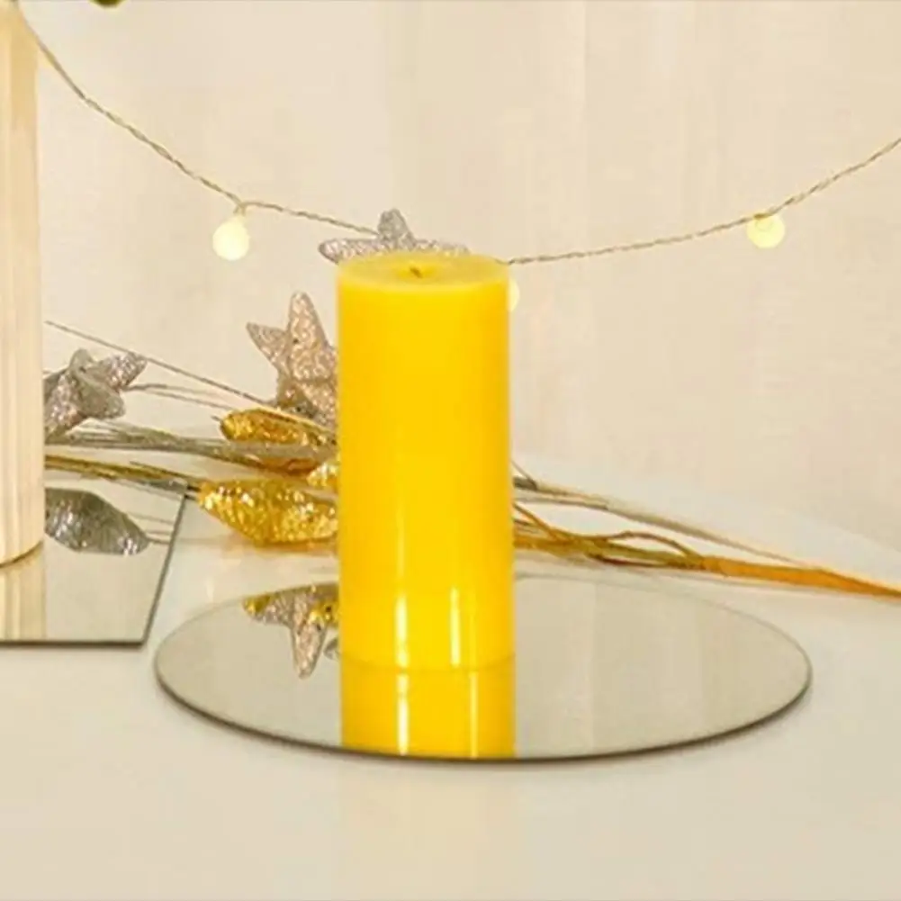 Acrylic Ins Mirror Makeup Mirrors Bedroom Desktop Ornaments Party Banquet Centerpiece Candle Tray Dining Table Decorative Tray makeup mirror,acrylic mirrors