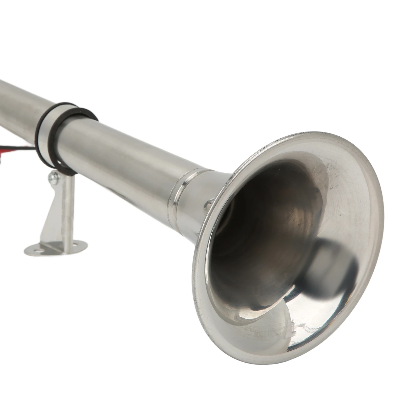 Loud Single Trumpet 328DB 12V 30W Stainless Steel Universal Air Horn for Boats RVs Yachts VXH1112MAR-C car siren horn car air horn waterproof horn