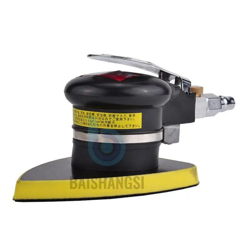 Pneumatic Sander Pneumatic Grinder Pneumatic sander Polishing tools 4 inch pneumatic square sandpaper machine Car paint care wood triangle grinder polishing machin