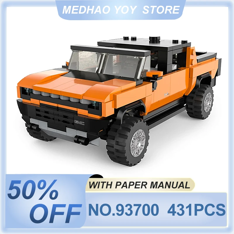 

Rastar 93700 пикап спортивный гоночный автомобиль внедорожник модель MOC строительные блоки кирпичи развивающая головоломка игрушки на день рождения для детей