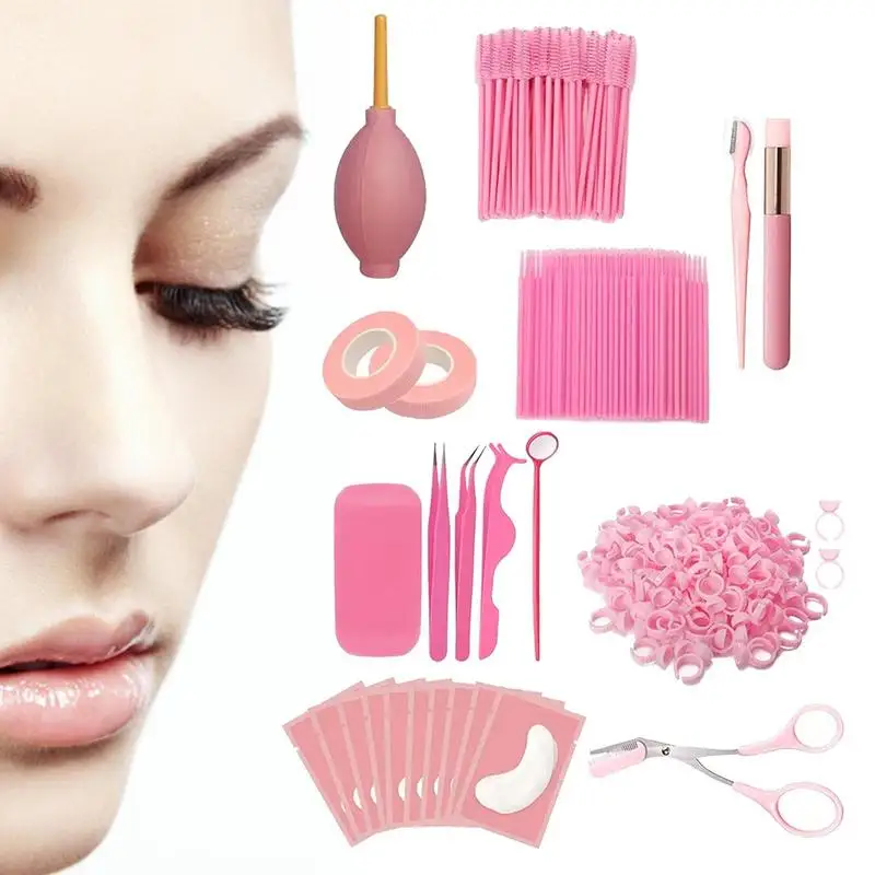 

Eyelash Practice Kit Professional Eyelash Grafting Training Tools Training Lash Extension Supplies For Beginners Include