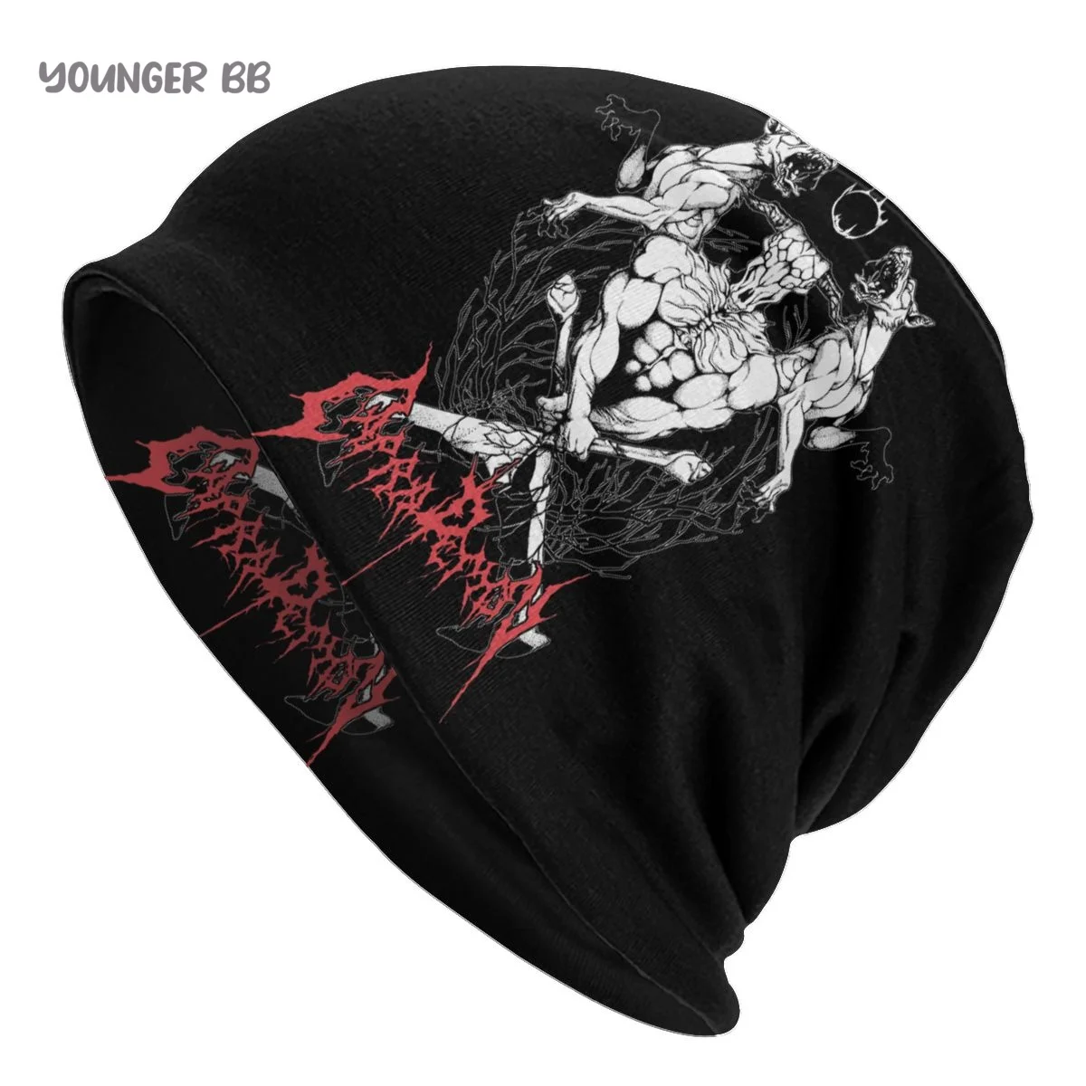 

Dark Souls Bloodborne Men Women's Beanie Hats CAPRA DEMON Knitted Hat Hip Hop Earmuff Bonnet Street Skullies Beanies