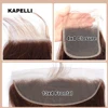 #4 Brown Bundles with Closure Human Hair 4x4 13x4 Straight Bundles and Frontal Brazilian Remy 3/4 Tissage Weave Hair Extensions 4