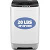 Nictemaw Portable Washing Machine, 20Lbs Capacity Full-Automatic Portable Washer, 2.8Cu.ft Washer 1
