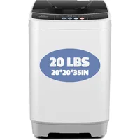 Nictemaw Portable Washing Machine, 20Lbs Capacity Full-Automatic Portable Washer, 2.8Cu.ft Washer 1
