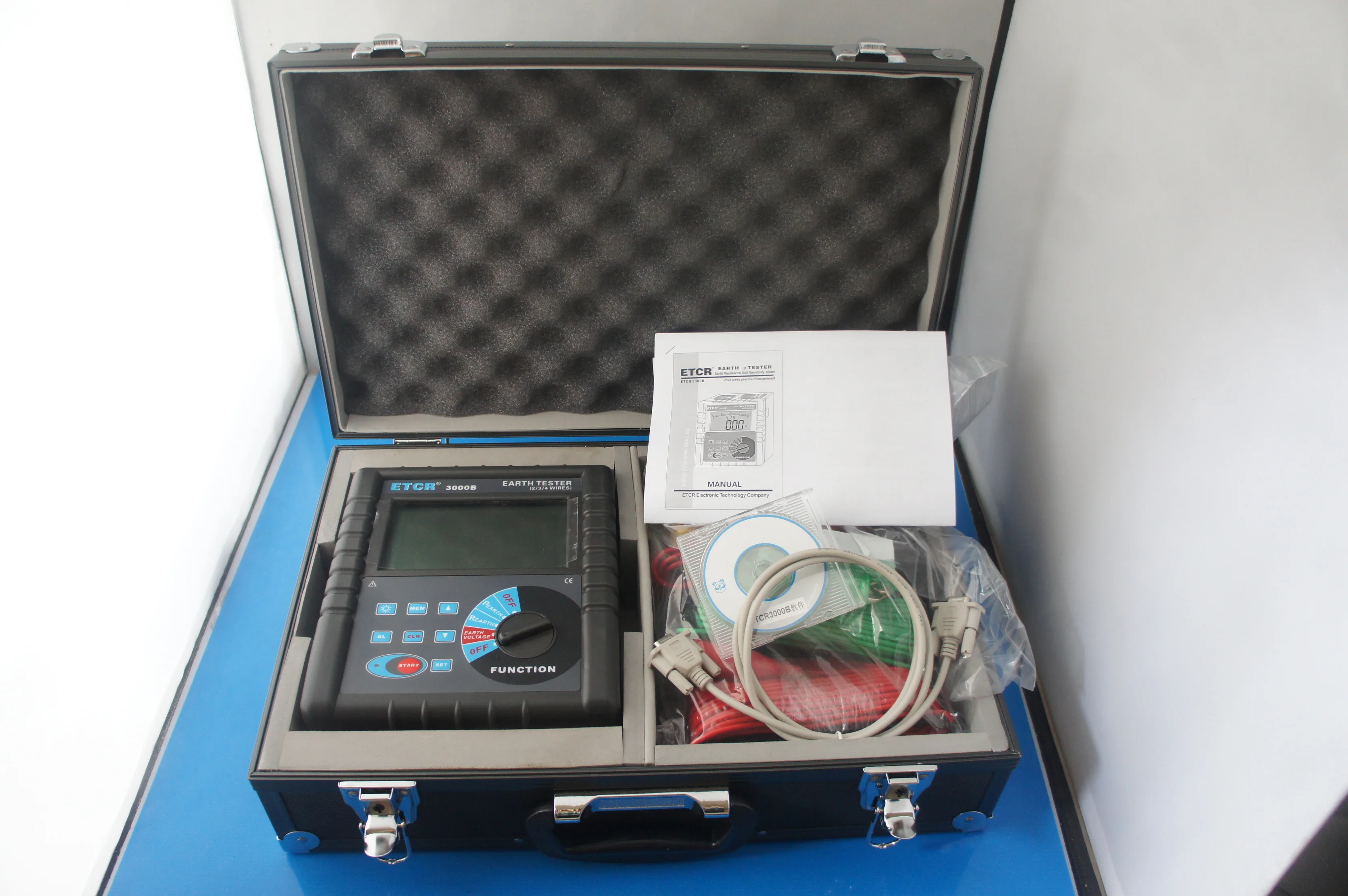 ETCR3000B Earth Resistance Tester | Soil Resistivity Meter 2/3/4-Wire Measurement Method detail image 1