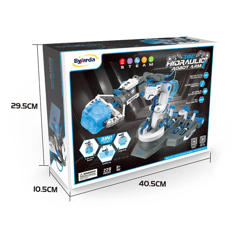 ABS Hydraulic Mechanical Arm Science Toy Set for Kids