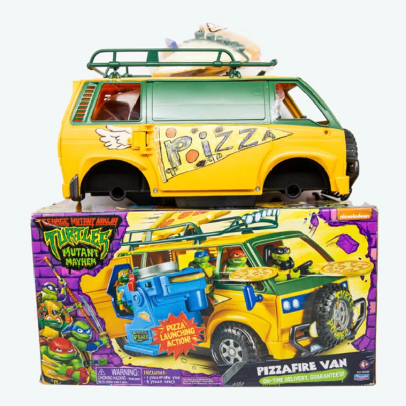 

Green Ninjas Turtle Film Version Raphaels Leonardos 12 Inches Doll Pizza truck Joint Mobility Figures Boy's Birthday Gift