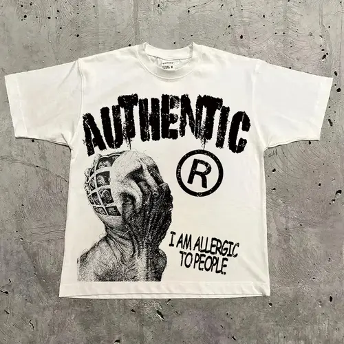 Harajuku Letter Graphic T Shirts Y2k Tops Men Women High Street Oversized T Shirt Pro Choice Streetwear Vintage Tee Clothing - Image 16