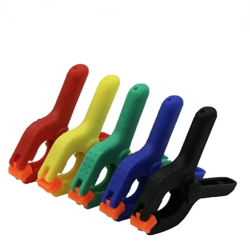 

5Pcs/Lot 2inch Spring Clamps DIY Woodworking Tools Plastic Nylon Clamps for Woodworking Spring Clip Photo Studio Background