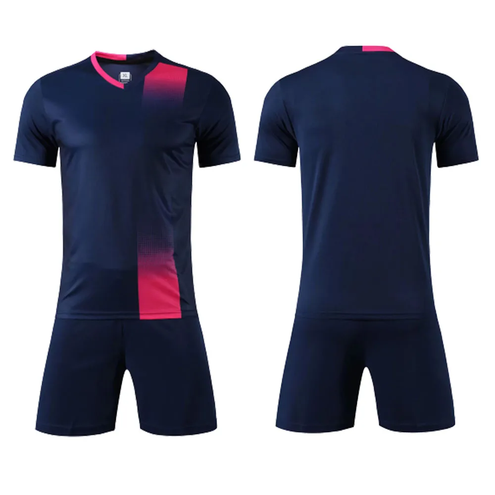 Children Men Football Jersey Suit Polyester Breathable Quick-dry Soccer Uniform Personalized Football Match Training Set