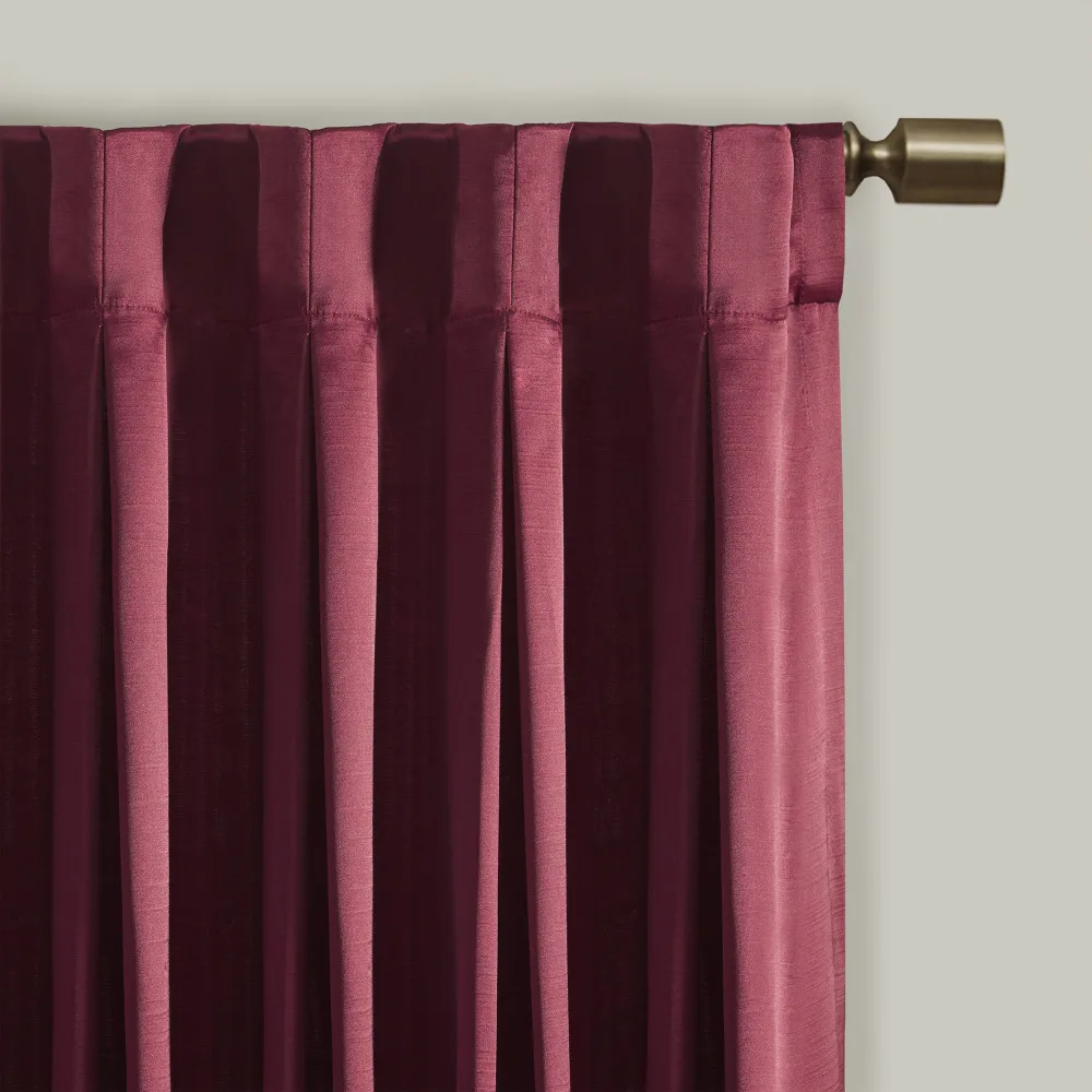 Pleat Curtain Panel with Tieback (Only 1 Pc Panel) 6