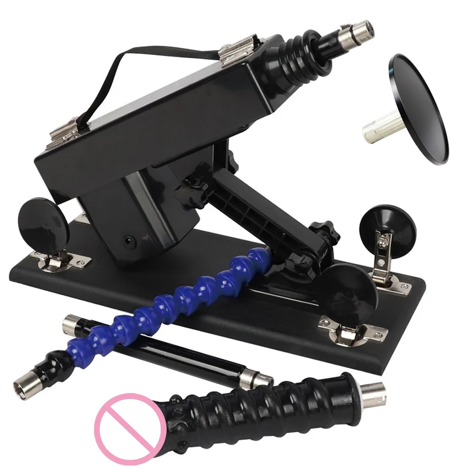 Automatic A2 Sex Machine Female With Suction Cup 3XLR Interface