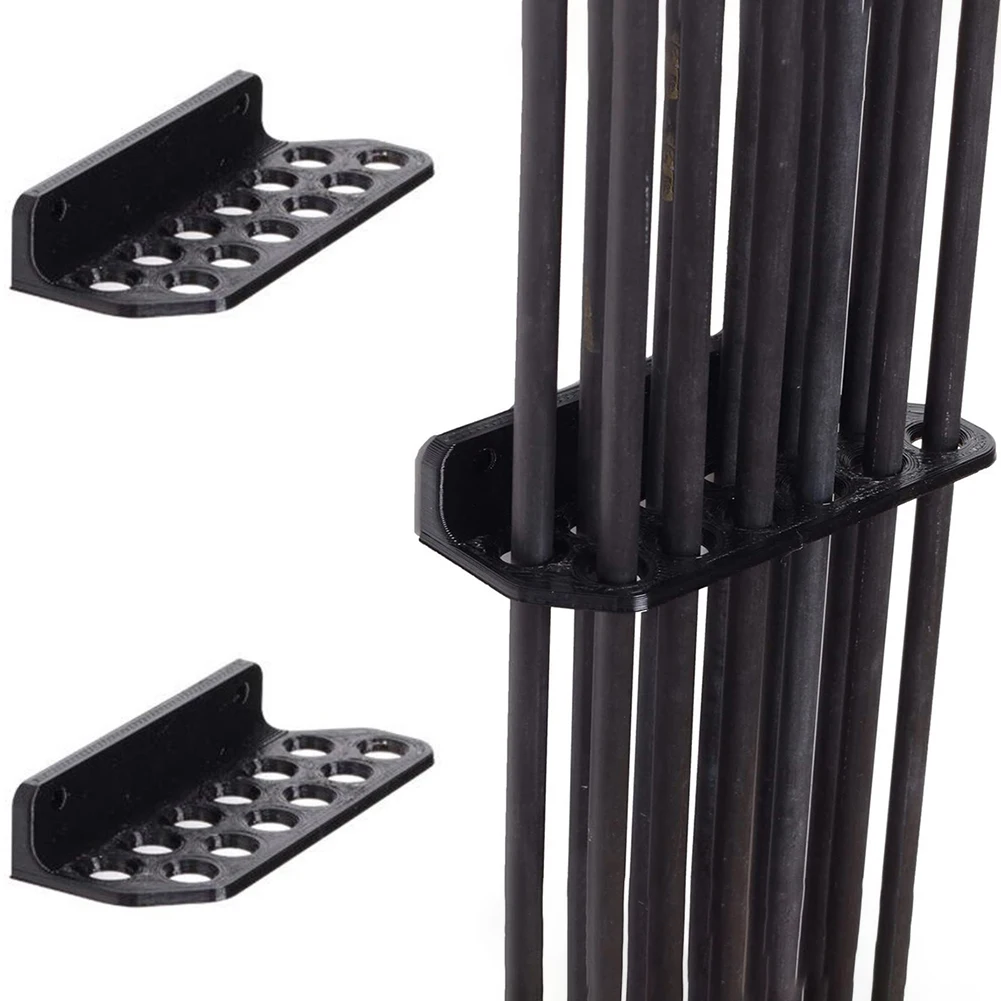 Archery Wall-Mounted Arrow Rack Arrow Wall Holder 12 Arrows Indoors Display Hanger Protect Arrows 11X4X2cm Hunting Accessories