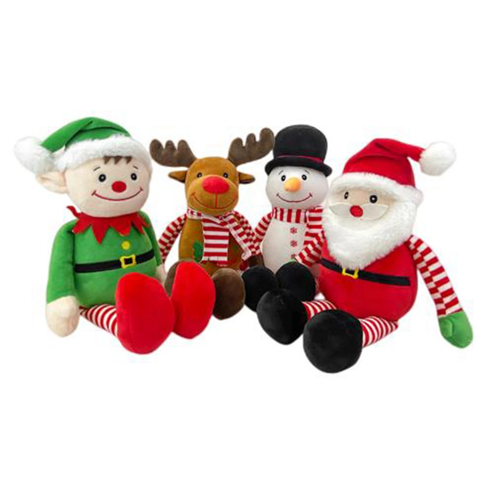 

Christmas Doll Cute Cartoon Snowman/Elf/Santa Claus/Elk Soft Stuffed Doll Kids Toy Soft Plush Animals Children's Dolls Winter