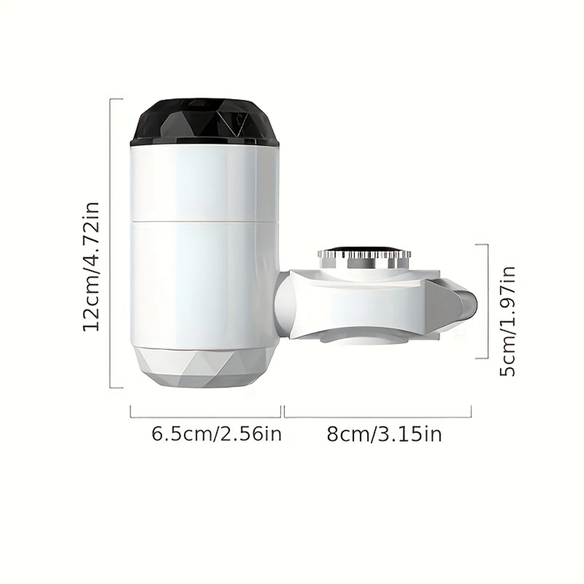 Electric Water Heater Instantaneous Digital Display Electric Kitchen and Bathroom Quick-heating Heating Faucet RX-013