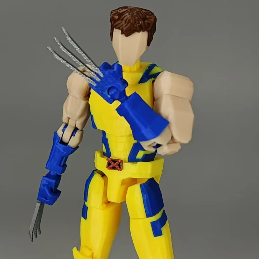 3D Printed Wolverine Marvel Legends Superheros Toys Action Figures Anime  Multi-Jointed Shapeshift Mannequin Model Ornaments - AliExpress