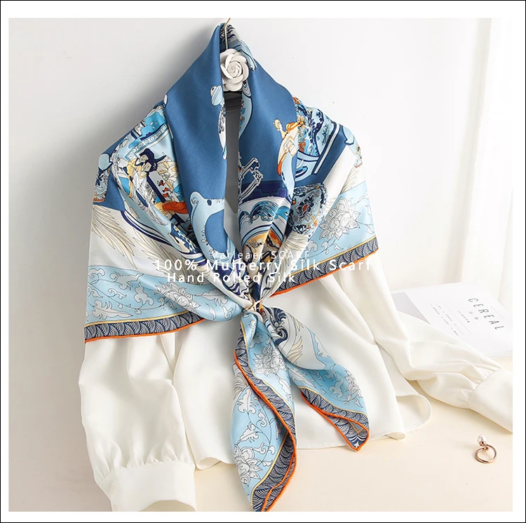 Vintage SILK SCARVES COLLECTION - Designer scarves - High end