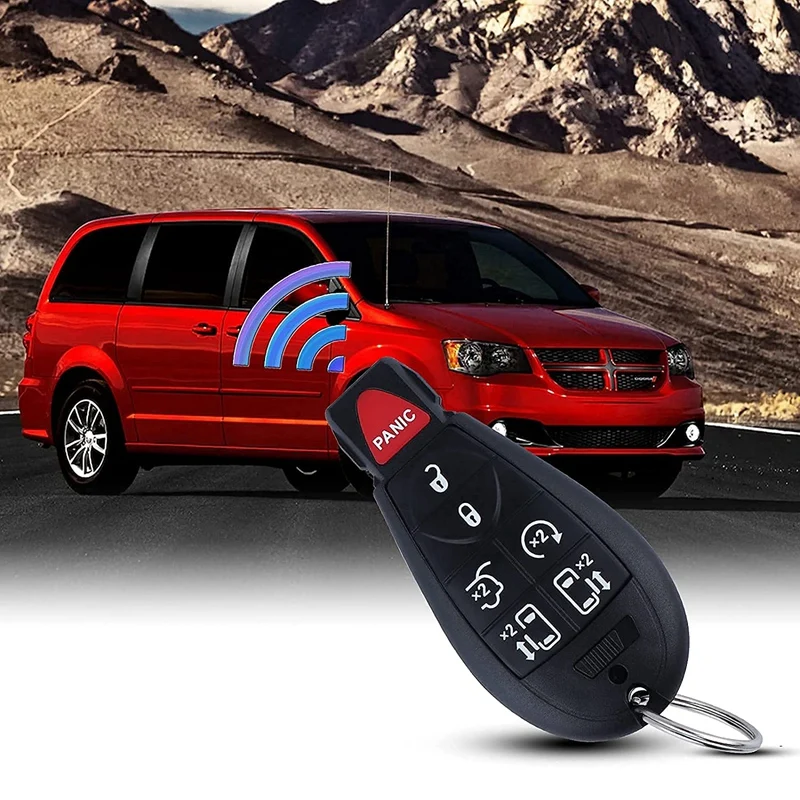 

Набор из 2 бесключевых фреймов для Chrysler 2008-2016 или Dodge 2008-2016 Grand Caravan M3N5WY7 M3N5WY783X