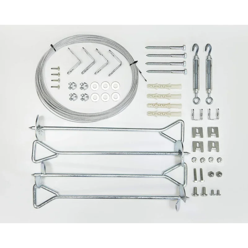 Palram - Canopia Anchor Kit for Canopia Nature Greenhouses and Skylight Sheds