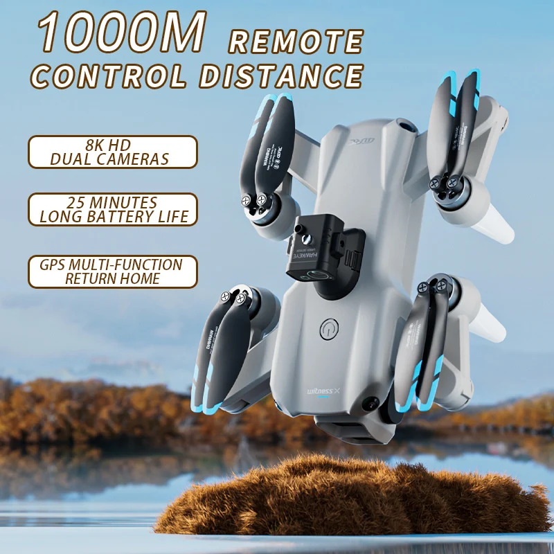 4DRC New Drone F14 GPS Drone 8K Professional 4K HD FPV Drones Obstacle Avoidance Brushless RC Quadcopter Kid Gift Toys drone quadcopter