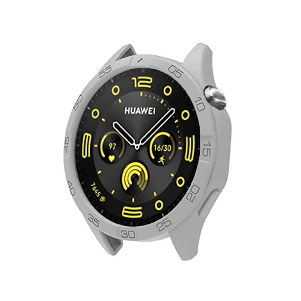 Premium Soft Silicone Protective Cover for Huawei Watch GT 4 - High-Quality Durable Frame Shell