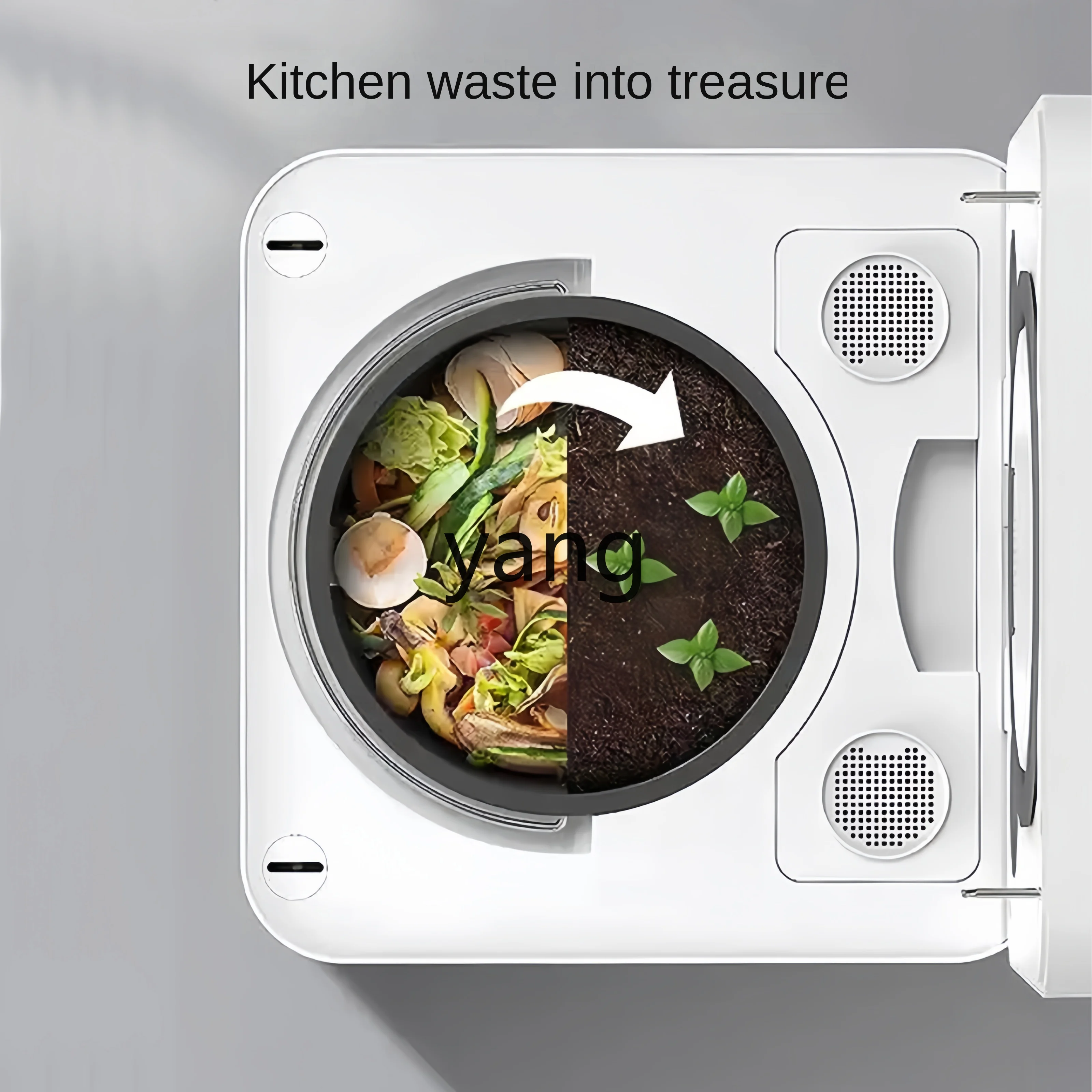 L'm'm Food Dryer Wet Waste Kitchen Drying Crushing Drying Household Fertilizer Machine 3