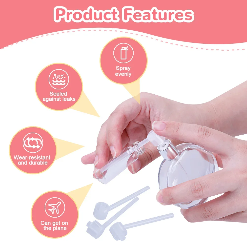 Perfume Dispenser Tools 5/10/50 Pcs Diffuser Funnels Cosmetic Pump Dispenser Portable Sprayer
