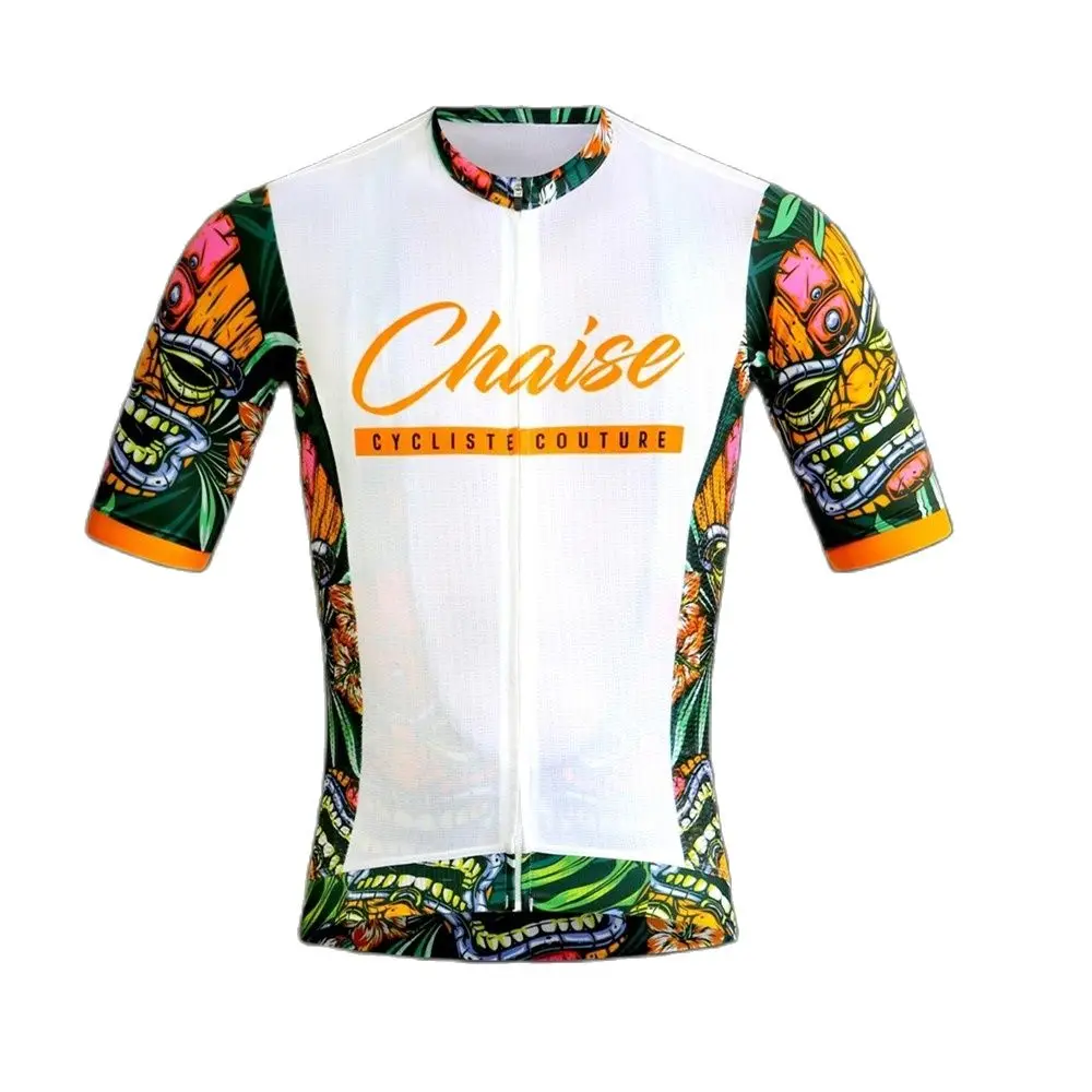 

Chaise Cycling Men's Bike Jerseys Short Sleeves Breathable MTB Summer Motocross Mountain Bike Downhill Racing Road Bicycle Tops