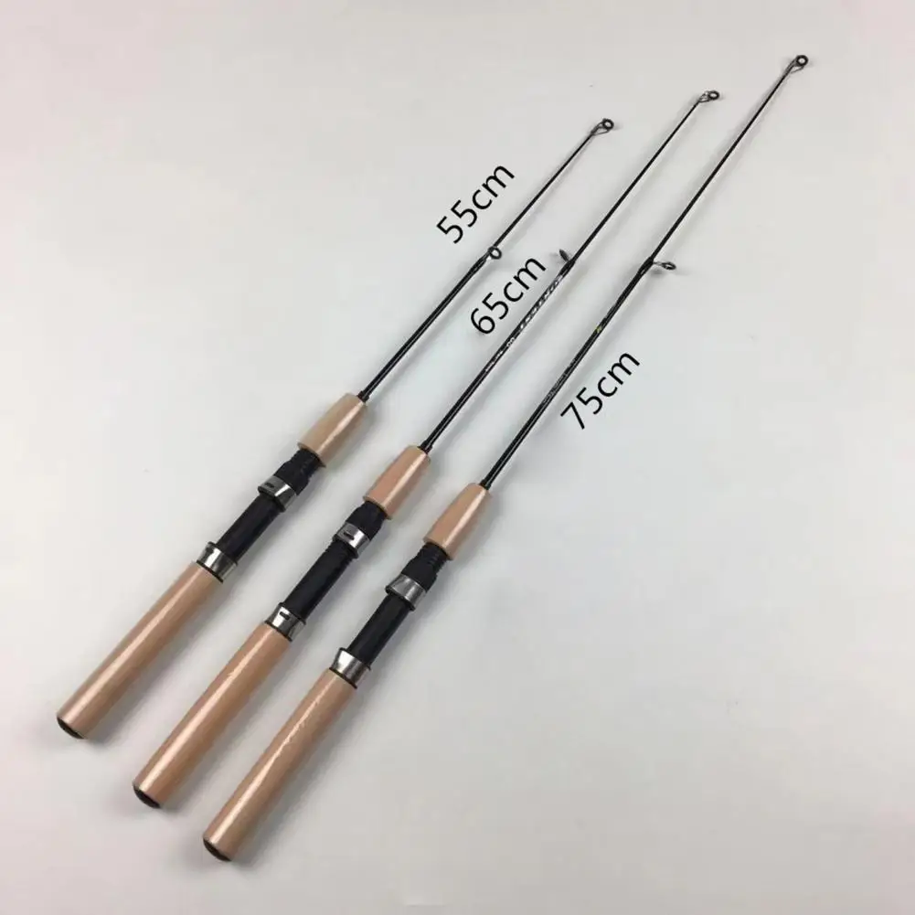 Telescopic Fishing Rod Telescopic Ice Fishing Rod with Sponge Foam Handle for Trout Walleye Perch Lightweight Pole Winter fishing rod