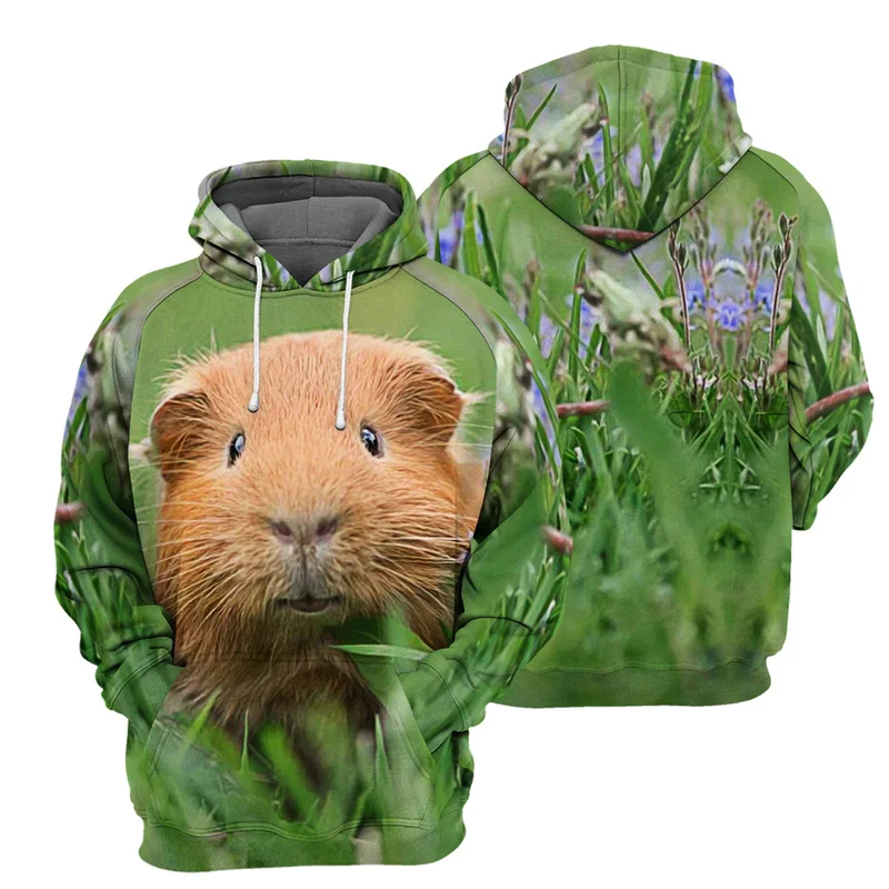 thumbnail image 1 of Sudadera con capucha con estampado 3D de murciélago, erizo y hámster para hombre, sudadera de manga larga, abrigo con capucha de gran tamaño a la moda urbana, 1 of 4
