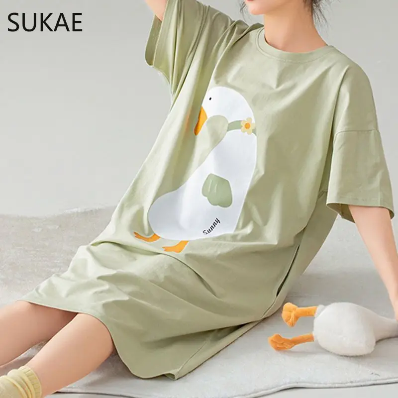 Summer New Women Lovely Sleepshirt Fashion Nightgown 6