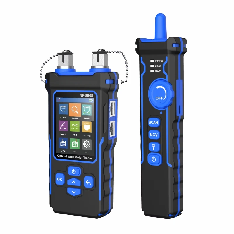 YYHC-NF-8508 Optical Power Meter Multi-Function Network Cable Tester Visual Fault Locator Electronic Power Battery Testin